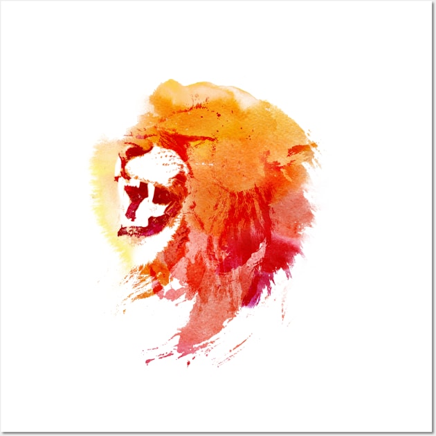 Angry Lion Wall Art by astronaut